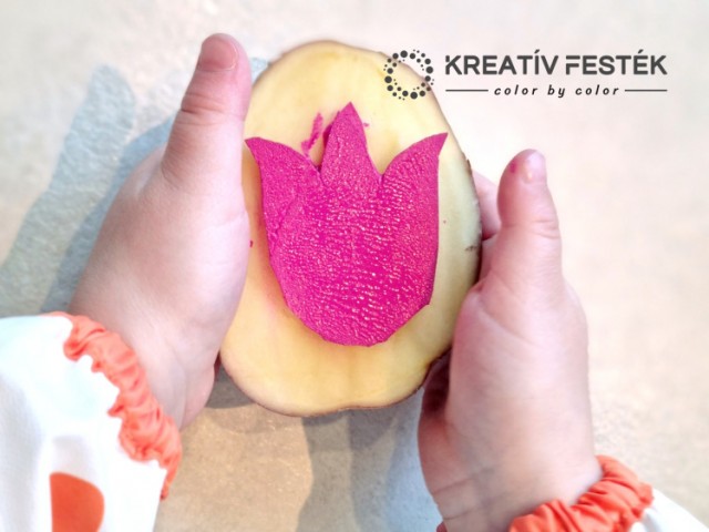 Anyák napi meglepetés krumplinyomdával